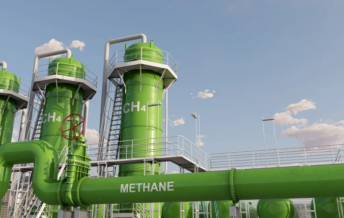 How is biogas produced?