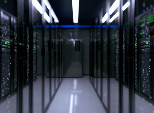 Foto eines Maschinenteiles in PowerUP-Lager, symbolisiert zuverlässige Ersatzteilversorgung für Data Center
